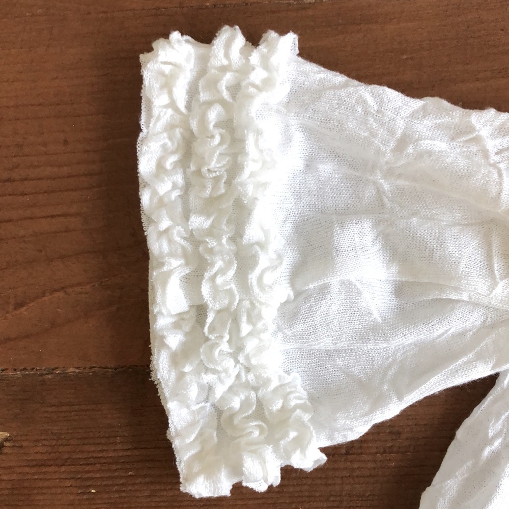 NWOT Letarte handmade ivory cover up. Never worn, brand new! Fits size XS-S - Picture 7 of 9